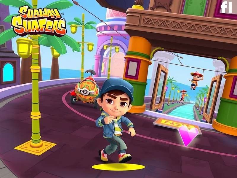 Subway Surfers Mumbai Dash gameplay screenshot